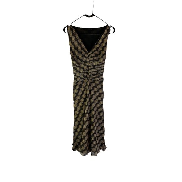 Vintage Y2K Silk Chiffon Bias Cut Slip Dress Rave Dainty - Picture 1 of 7